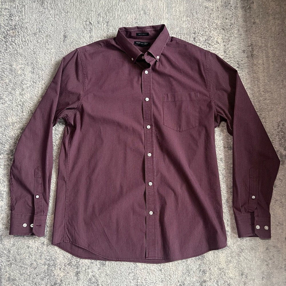 Banana Republic Slim Tech-Stretch Cotton Shirt